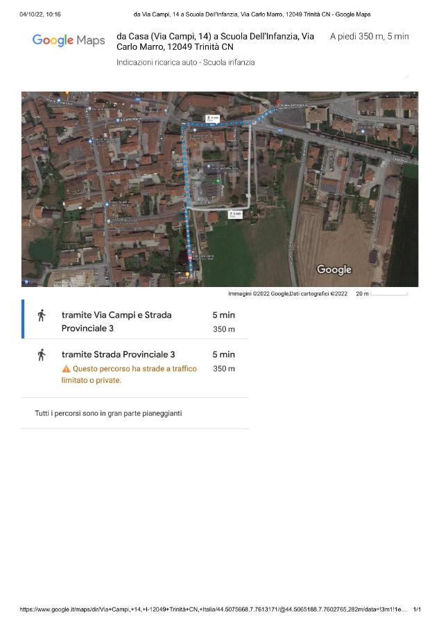 B&B Casa Danoi Trinità 外观 照片